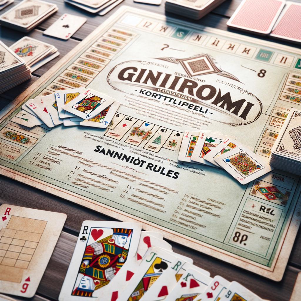 Ginirommi Korttipeli - Sännöt