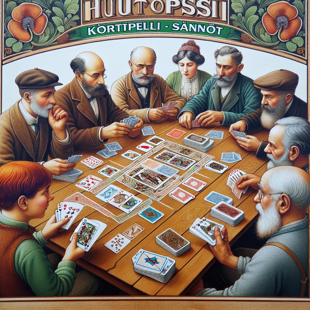 Huutopussi Korttipeli - Sännöt