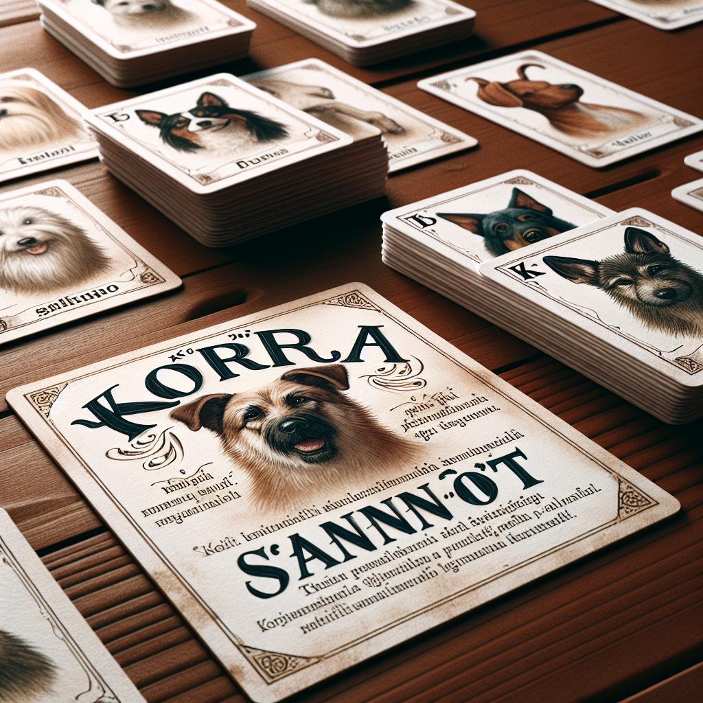 Koira Korttipeli - Sännöt