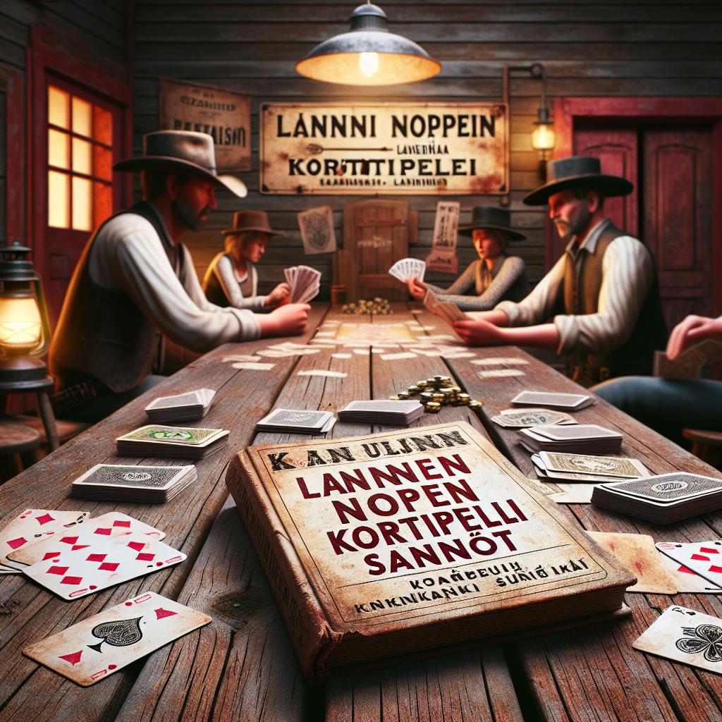 Lannen nopein Korttipeli - Sännöt