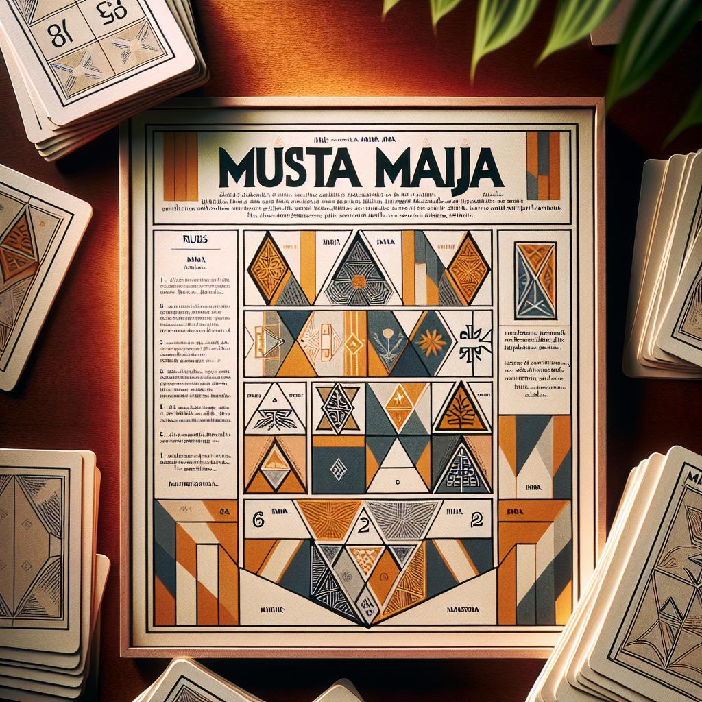 Musta Maija Korttipeli – Säännöt