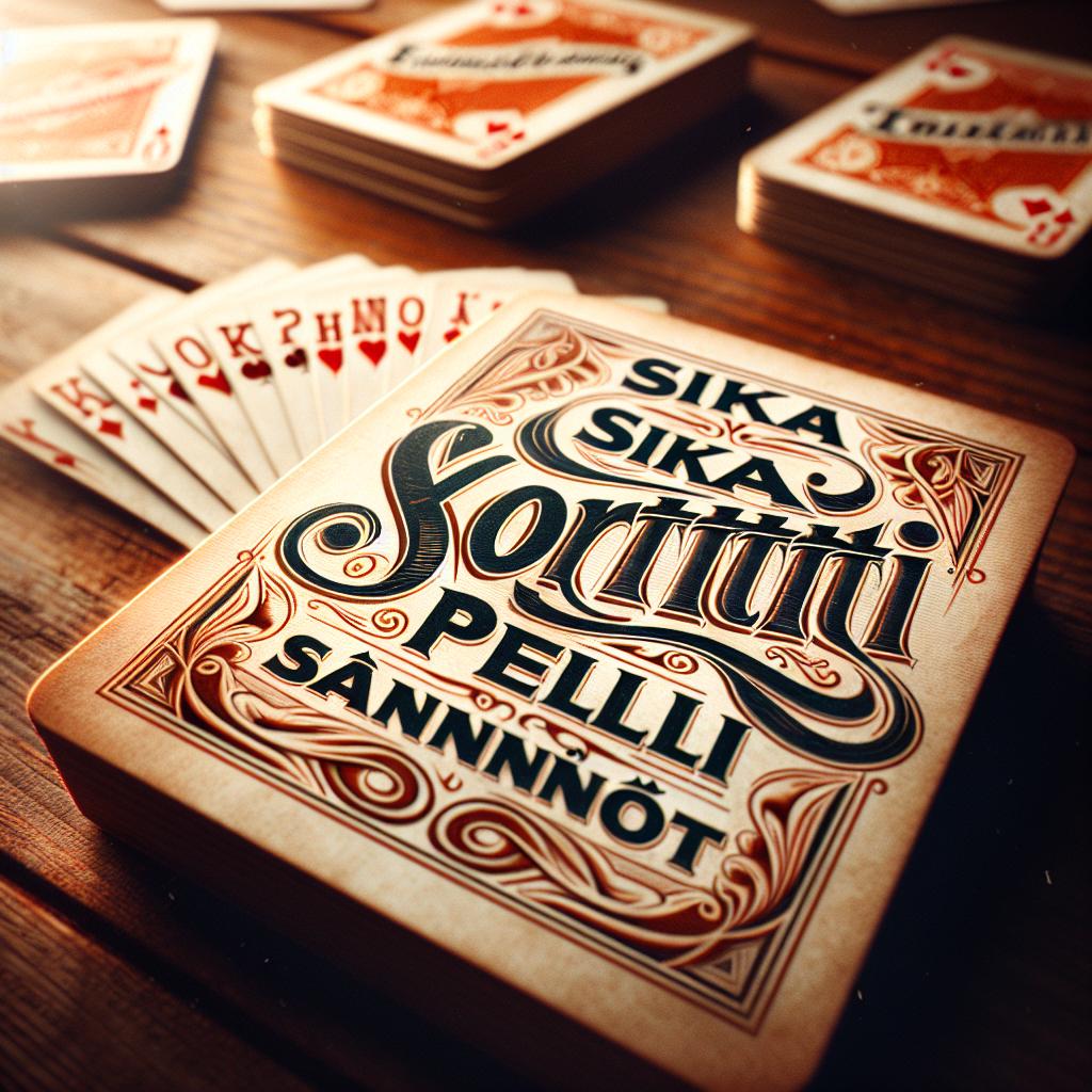 Sika Korttipeli - Sännöt