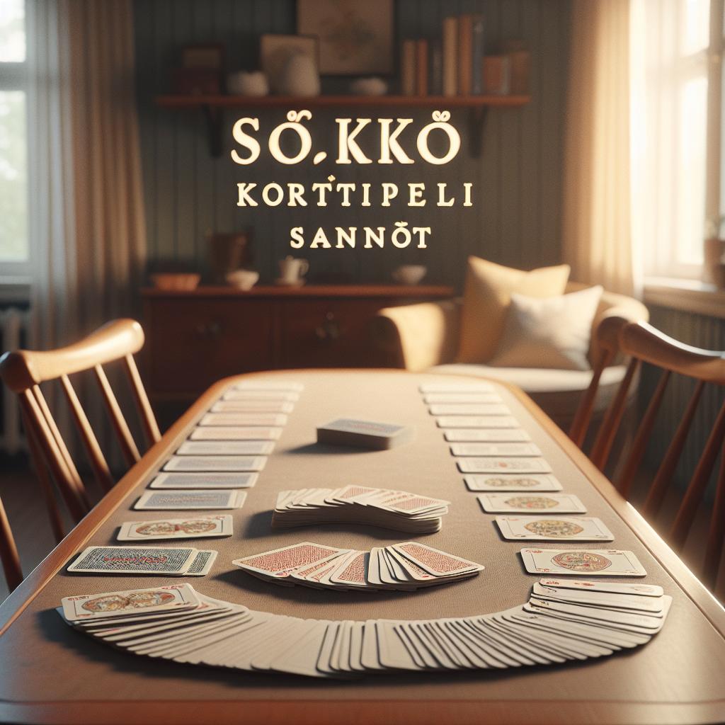 Sökö Korttipeli - Sännöt